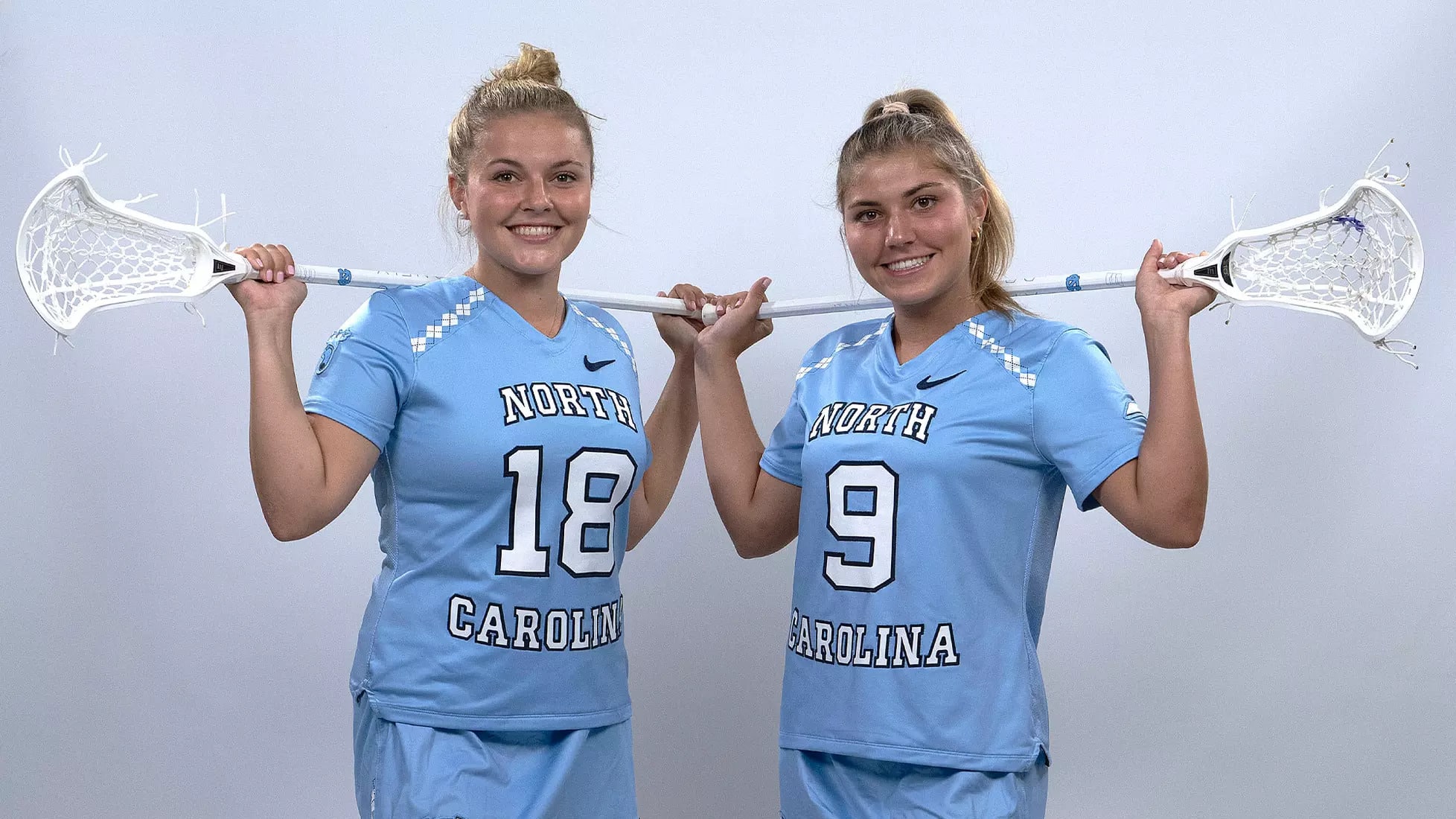 (Photo/USA Lacrosse Magazine) Ashley, left, and Chloe Humphrey, right.