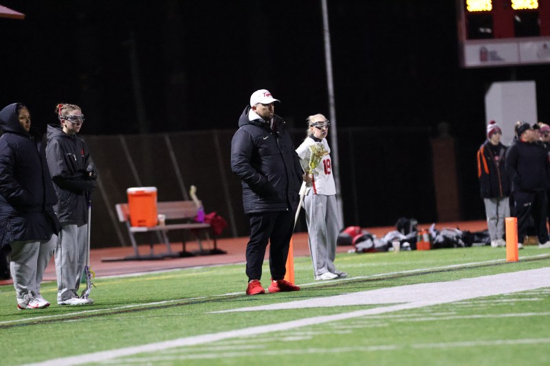 (Photo/Wittenberg Athletics) Daniel Shields looks on during Wittenberg’s 17–12 win over Muskingum University on March 18.